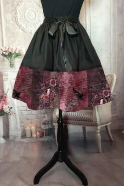 Gothic Memento Mid Length Skirt