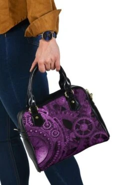Purple Steampunk Handbag