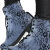 Gothic Lace On Blue, Vegan Boots -Vintage Veil Clothing Store 8 c5d29a44 a393 466d bd0e ed6e26ecda53