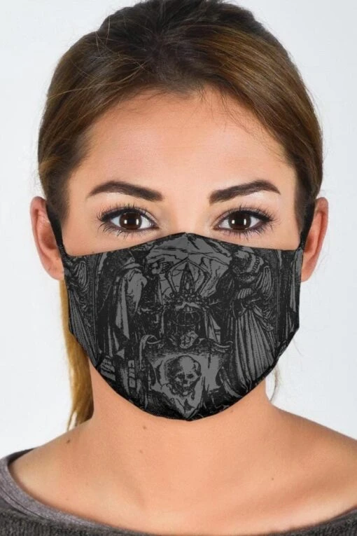 Holbein Dance Of Death- Washable Face Mask
