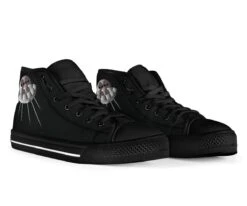Alien Arrival, Men's Hi Tops, FREE Shipping -Vintage Veil Clothing Store ALIENFIRSTDATE1