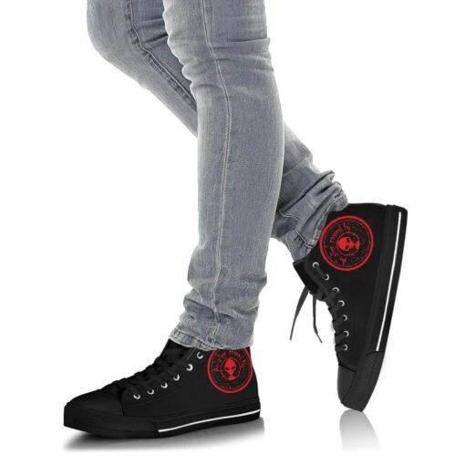 A Red Alien Passed By, Women's Hi Tops, FREE Shipping - Image 5