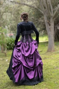 Amethyst & Lace Pandora Under Bust Corset -Vintage Veil Clothing Store AleseWatsonFlorenciaamethystcorsetbustlegownsetub5 4936c572 8f3c 41ad b6cf dc80a41df743