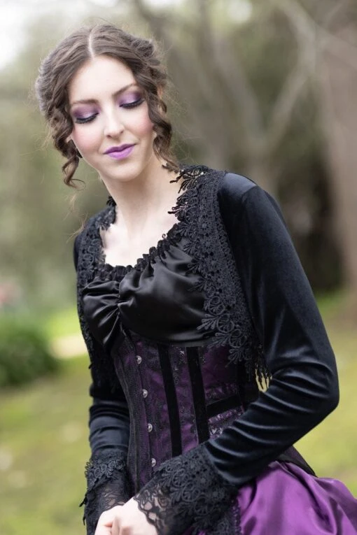 Amethyst & Lace Pandora Under Bust Corset - Image 7