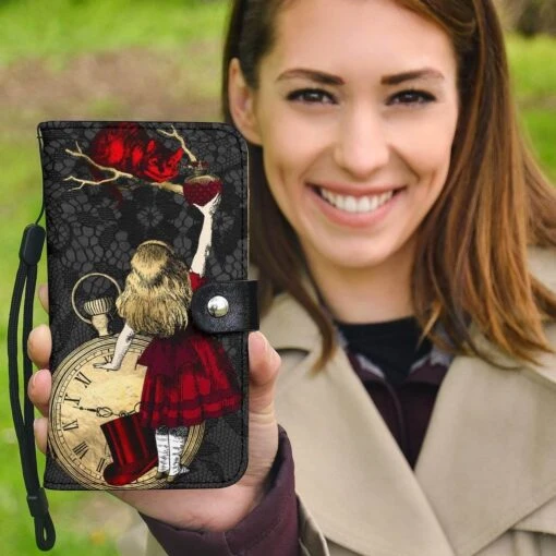 Alice In Wonderland Phone Wallet - Image 4