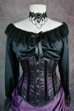 Victorian Under Corset Chemise, Long Sleeved