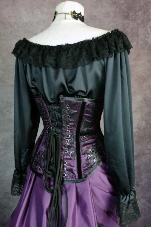 Victorian Under Corset Chemise, Long Sleeved - Image 4