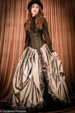 Arabesque Shape Wear Corset, Custom Sized -Vintage Veil Clothing Store Arabesque Movement Corset 2