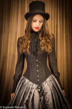 Arabesque Shape Wear Corset, Custom Sized -Vintage Veil Clothing Store Arabesque Movement Corset 3