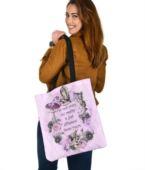 Alice In Wonderland Quote - Tote Bag - Image 5