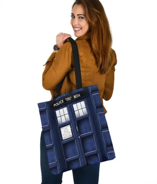Tardis Dr Who - Shopping Tote Bag - Image 4