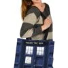 Tardis Dr Who - Shopping Tote Bag -Vintage Veil Clothing Store BA5TardisTote