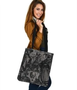 Holbein Dance Of Death - Tote Bag -Vintage Veil Clothing Store BA78DANCEOFDEATHTOTEBAG1