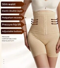 Double Control High Waisted Shaper Shorts, One Size -Vintage Veil Clothing Store C947NZT 676 2