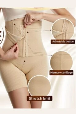 Double Control High Waisted Shaper Shorts, One Size