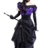 Corset Belt Corset, Made To Order -Vintage Veil Clothing Store CorsetBelt blacksatin