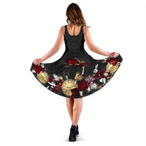 Gothic Alice In Wonderland Dress - Image 2
