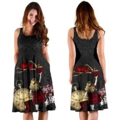 Gothic Alice In Wonderland Dress -Vintage Veil Clothing Store DR83ALICEINWONDERLANDGOTHICDRESS2