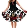 Queen Of Hearts Alice In Wonderland Dress - Alice Dress With Pockets -Vintage Veil Clothing Store DREQOHQueenofHeartssummerdress