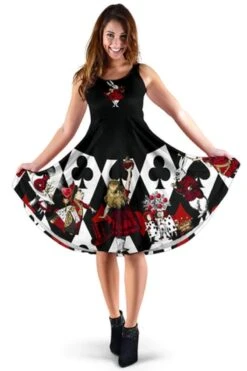 Queen Of Hearts Alice In Wonderland Dress - Alice Dress With Pockets