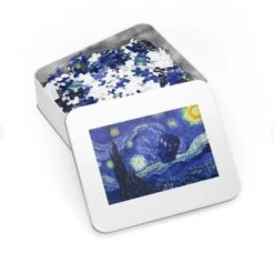 Dr Who Van Gogh 1000 Piece Jigsaw Puzzle -Vintage Veil Clothing Store DrWhoStarryNightJigsawPuzzle1000pieces