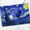 Van Gogh And The DOCTOR Card - Instant Download Printable Card -Vintage Veil Clothing Store GSStarrrynightTARDIS1