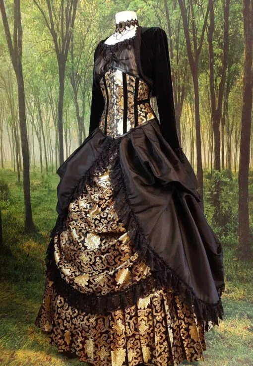 Golden Majestica Skirt Set - Image 4