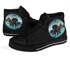 Happy Kraken, Women's Hi Tops, FREE Shipping -Vintage Veil Clothing Store HAPPYPIRATEKRAKENHITOPSSN S72 5b3efacf b4a6 45f5 80ff 12f915978651