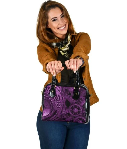 Purple Steampunk Handbag - Image 5