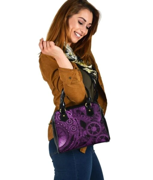 Purple Steampunk Handbag - Image 3