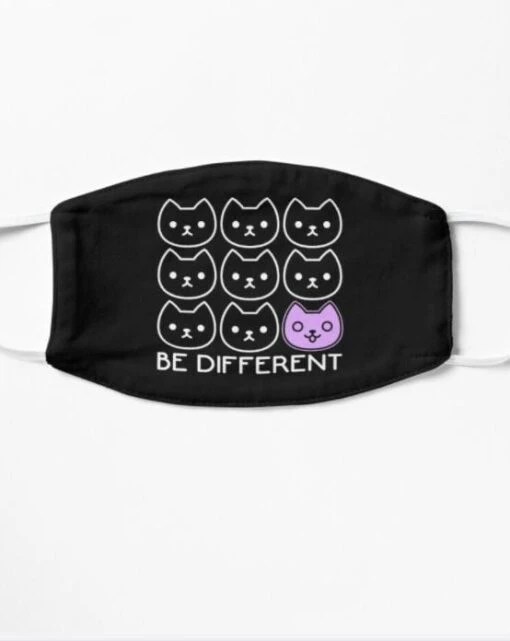 Ironic Cat Be Different-Mask - Image 2