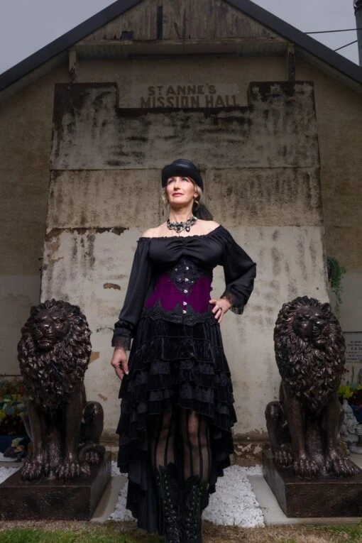 Velvet At Midnight - High-Low Skirt - Image 4