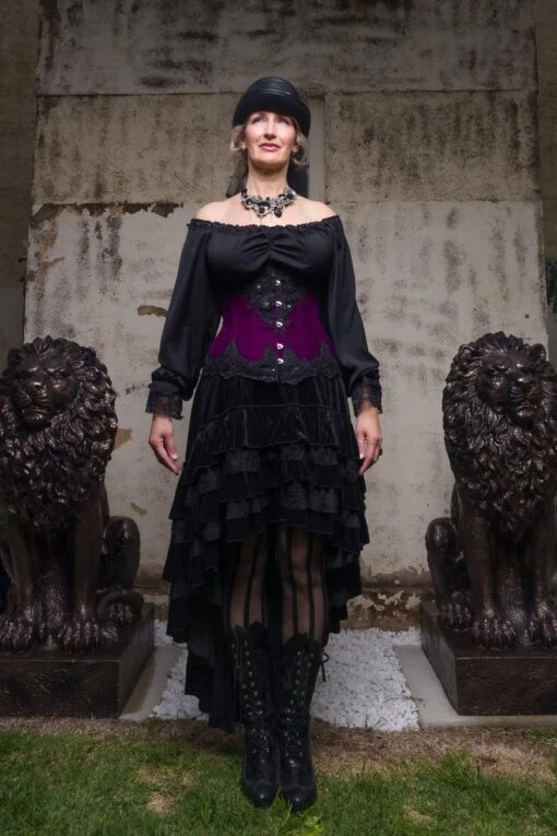 Velvet At Midnight - High-Low Skirt - Image 7