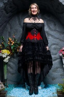 Velvet At Midnight - High-Low Skirt
