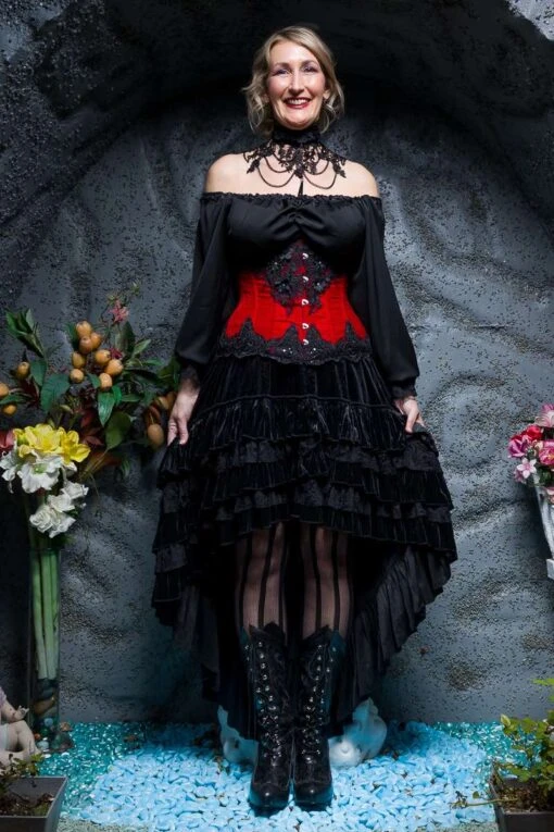 Velvet At Midnight - High-Low Skirt