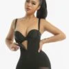 Compression Shape Wear Upper Thigh To Under Bust Shaper -Vintage Veil Clothing Store M2001bodysuitshaper