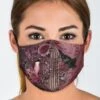 Gothic Memento - Eco Washable Face Mask -Vintage Veil Clothing Store MA41800