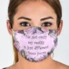 Alice In Wonderland Quote - Eco Washable Face Mask -Vintage Veil Clothing Store MAcraz1 41017d08 a69e 4131 af3b 93d6be4a71ad
