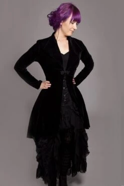 Long Black Rose Bolero, SOLD OUT -Vintage Veil Clothing Store MG 9259 copy