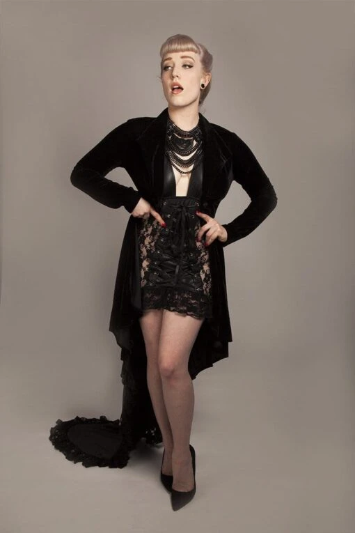 Long Black Rose Bolero, SOLD OUT - Image 3