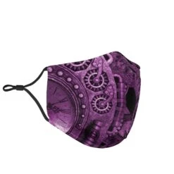 Purple Steampunk - Men's Washable Face Mask -Vintage Veil Clothing Store MS85steampunkpurplemask5 efe766ed d63b 43c3 ac02 f2acf7c400b3