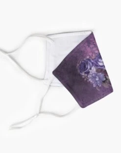 My Mystery Roses -Mask -Vintage Veil Clothing Store MyMysteryRosesmaskside