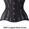 Longline Waist Control Mesh Under Bust Corset