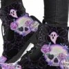 Black SPOOKY Pastel Goth, Vegan Women's Boots, FREE Shipping -Vintage Veil Clothing Store PASGOT4800