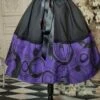 Gothic Purple Gallifrey Mid Length Skirt -Vintage Veil Clothing Store PURPLEGALLIFREYBELLESKIRT