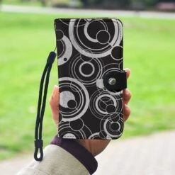 Gallifreyan Phone Wallet -Vintage Veil Clothing Store PWGA2GALLIFREYANPHONEWALLET3