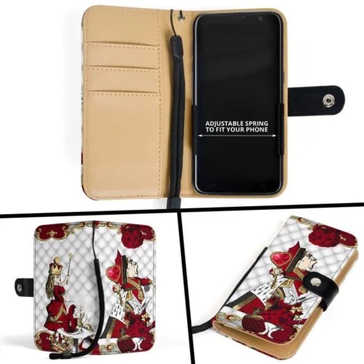 Queen Of Hearts Alice In Wonderland Phone Wallet - Image 6