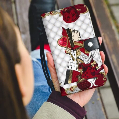 Queen Of Hearts Alice In Wonderland Phone Wallet - Image 5