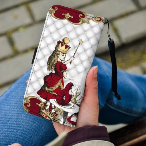 Queen Of Hearts Alice In Wonderland Phone Wallet - Image 2