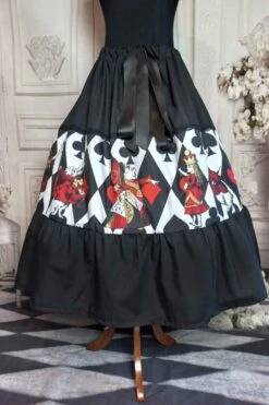 Queen Of Hearts Alice Tea Length Skirt